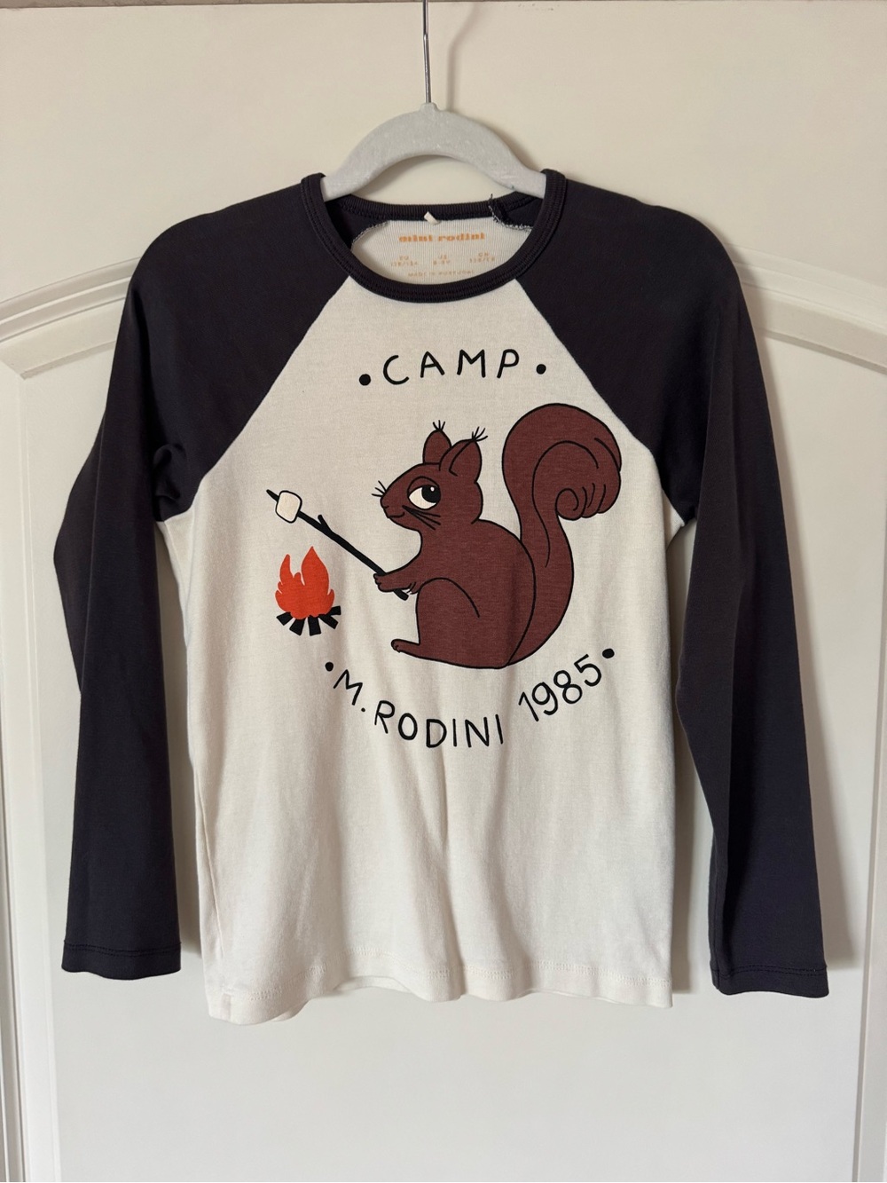 Mini Rodini Camp Squirrel Long Sleeve Shirt 8-9